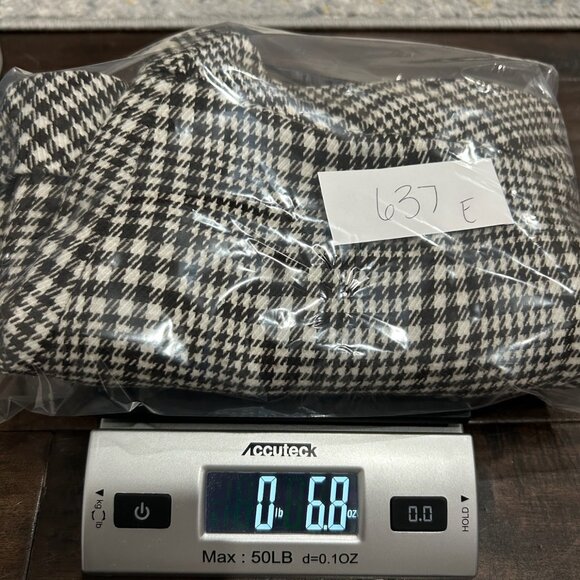 XXZ Womens Black & White Cuffed Hem Houndstooth Shorts Size XS Preppy Retro - Picture 8 of 8